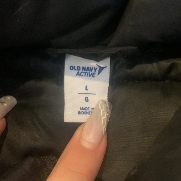 old navy puffer zip up jacket - Picture 2 of 2